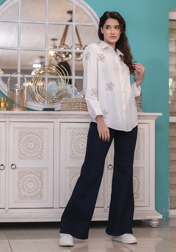 NORINE EMBORIDARY SHIRT